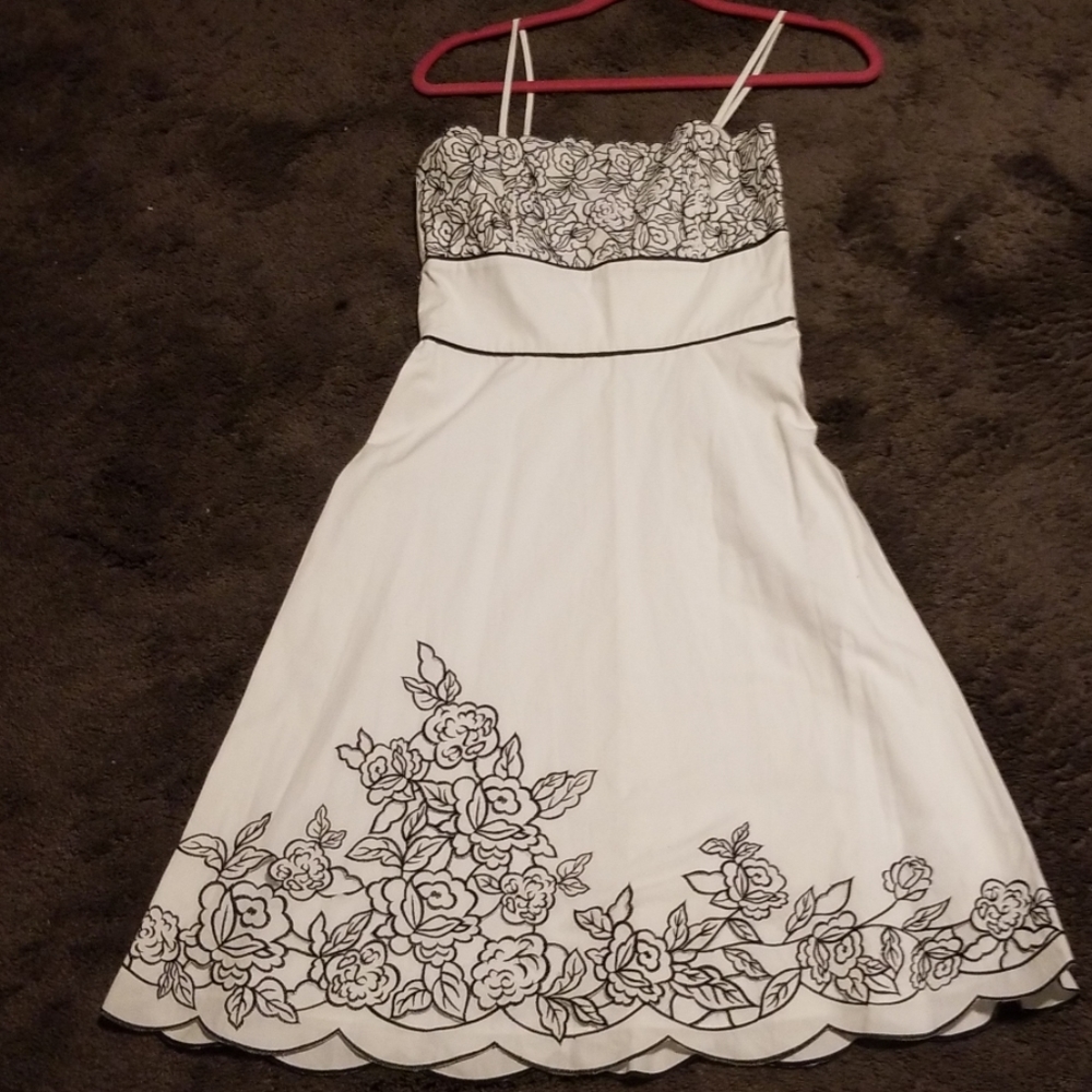 Black and white dress